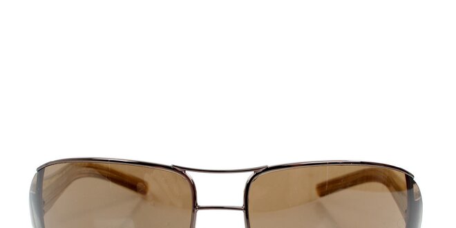 Dámske slnečné okuliare s hnedými stranicami Max Mara
