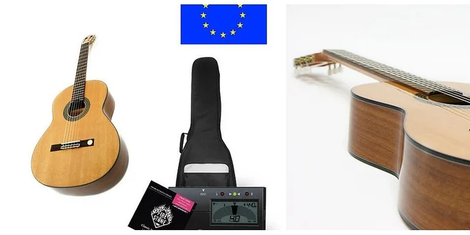 Klasická gitara vyrobená v španielskej dielni