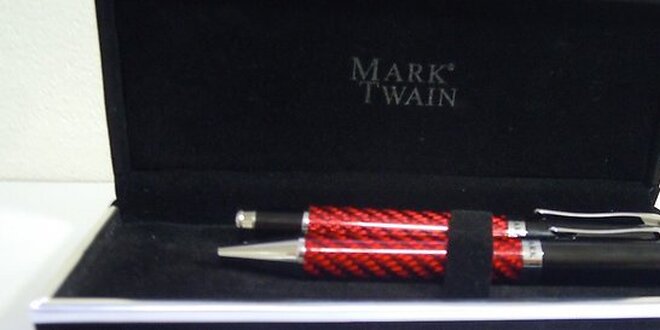 Značková sada pier Mark Twain v darčekovej krabičke