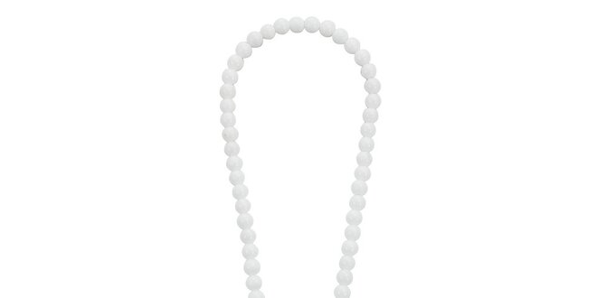 Dámsky biely náhrdelník so srdiečkami EDC by Esprit