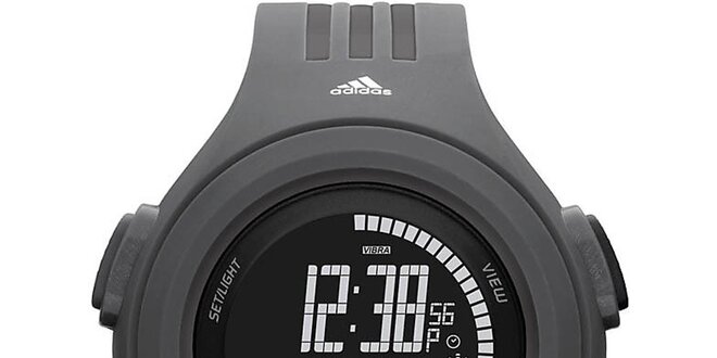 Čierne športové hodinky Adidas