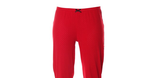 Dámske červené pyžamové nohavice Vive Maria