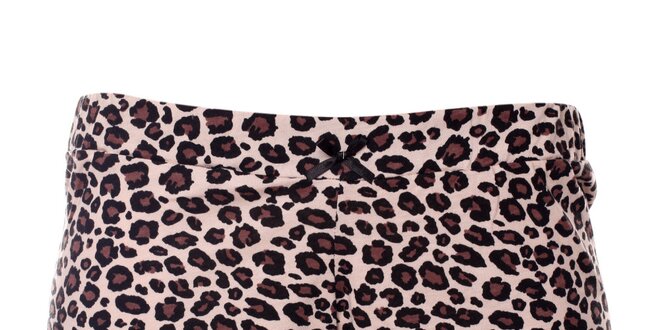 Dámske pyžamové šortky s leopardím vzorom Vive Maria