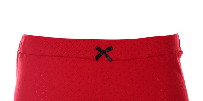 Dámske červené pyžamové šortky Vive Maria