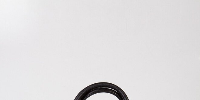 Čierna kožená taška na notebook Calvin Klein