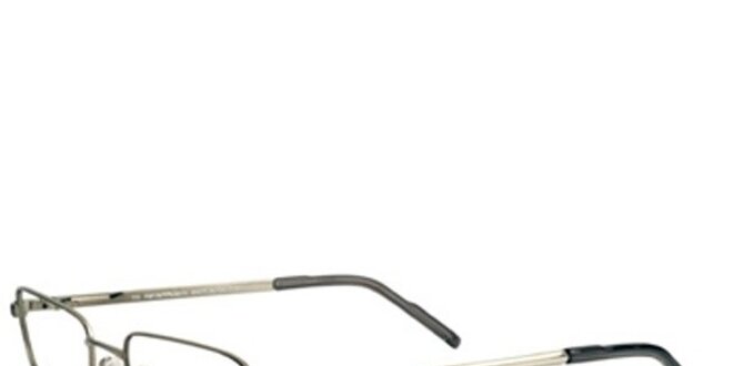 Pánske strieborné kovové okuliare Emporio Armani
