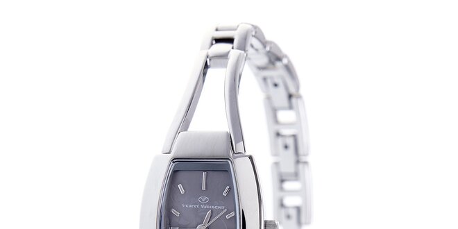 Dámske oceľové hodinky Tom Tailor s bledo modrým ciferníkom