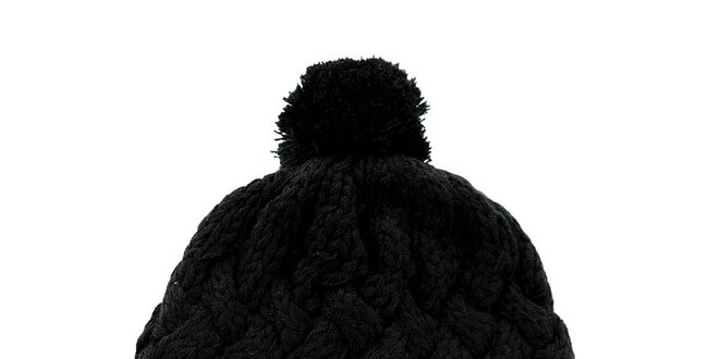 Dámska čierna pletená čiapka Fundango