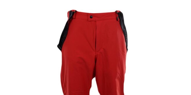 Pánske červené zjazdové nohavice Blizzard s trakmi