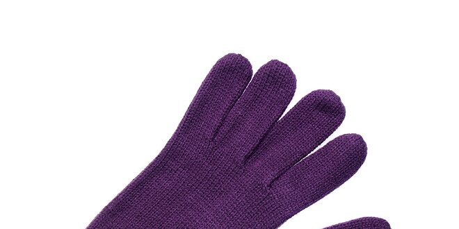Dámske tmavo fialové rukavice Fraas