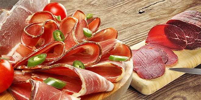 Parmská šunka alebo hovädzia bresaola