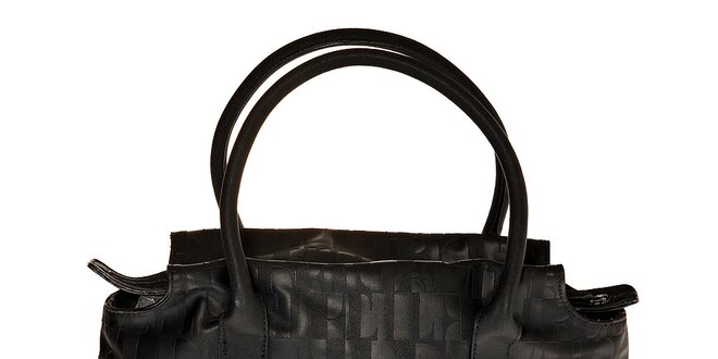 Dámska čierna kabelka Elle s úzkym pásikom