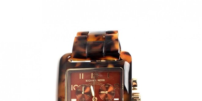 Dámske retro hodinky žíhané Michael Kors