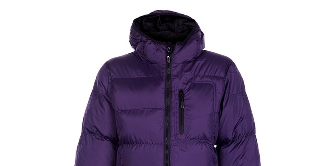 Dámsky fialový zimný prešívaný kabátik Fundango
