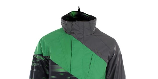 Pánska zeleno-šedá funkčná bunda Trimm