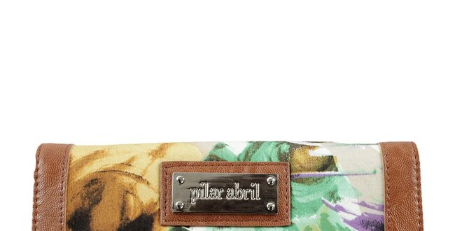 Dámska peňaženka s retro farebným vzorom Menbur