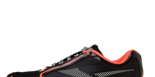 Pánske čierne bežecké topánky Reebok s technológiou ZigTech a ružovými detailmi