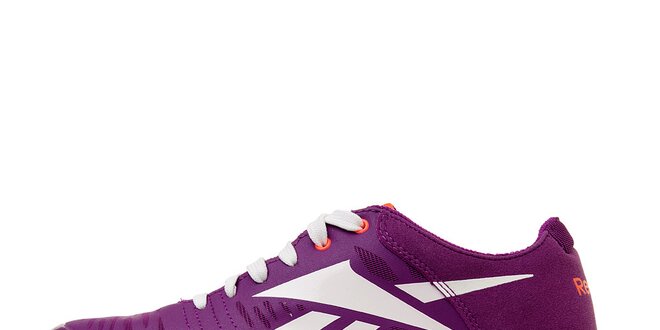 Dámske tmavo fialové tréningové topánky Reebok s technologiou RealFlex