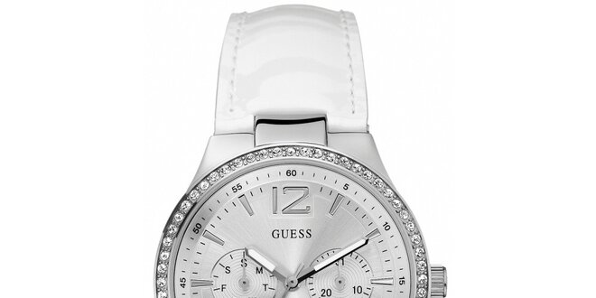 Dámske biele hodinky Guess