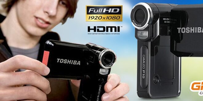 Digitálna kamera Toshiba Camileo P10 čierna