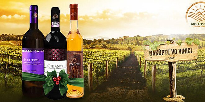 Kvalitné toskánske vína