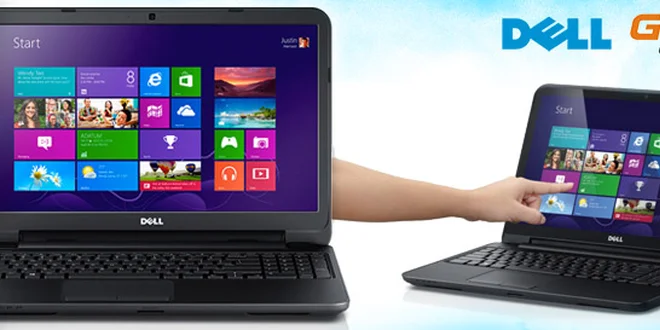 Notebook Dell s dotykovým displejom