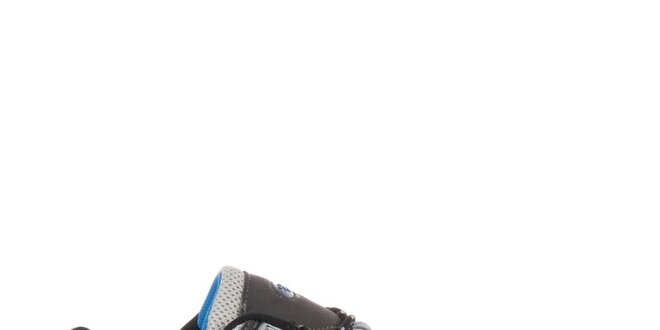 Pánska outdoorová obuv v odtieňoch šedej farby Praylas