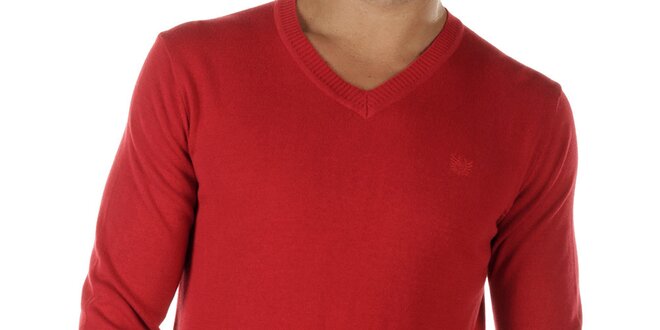 Pánsky červený véčkový sveter Bendorff