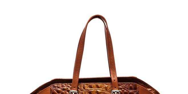 Dámska koňaková kabelka so vzorom Luisa Vannini