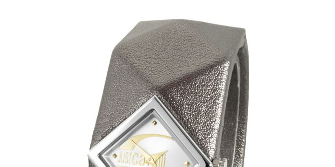 Dámske oceľové náramkové hodinky Just Cavalli s pyramídkami