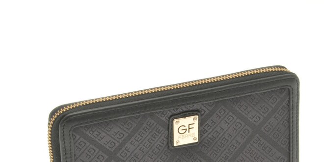 Dámska veľká čierna peňaženka Gianfranco Ferré