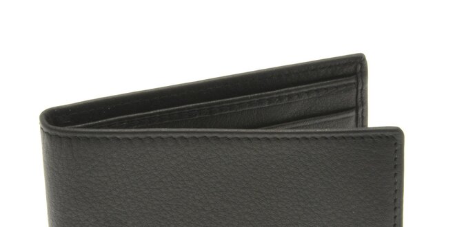 Pánska čierna kožená peňaženka Gianfranco Ferré