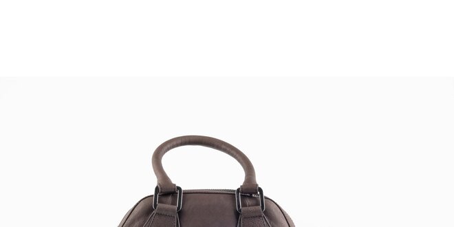 Dámska kožená kabelka v hnedej farbe Gianfranco Ferré