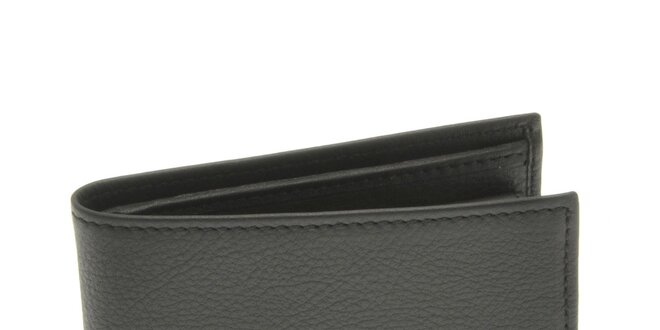 Pánska čierna kožená peňaženka Gianfranco Ferré