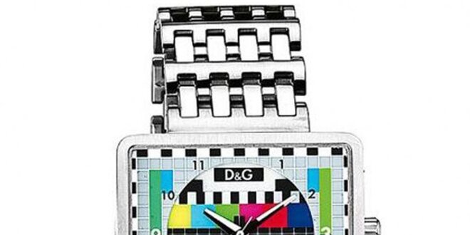 Pánske hodinky v televíznom retro štýle Dolce & Gabbana