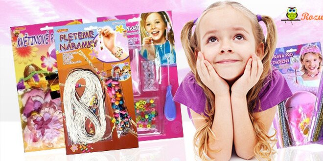 Set kreatívnych hračiek pre dievčatká