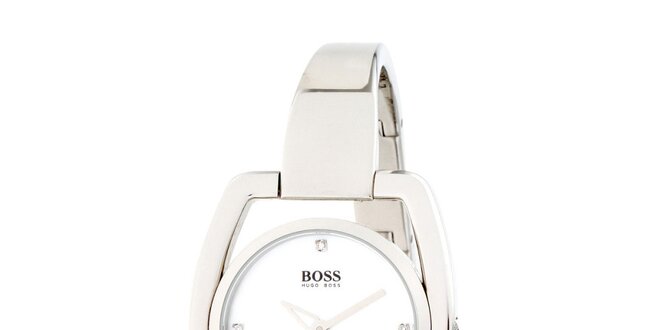 Dámske hodinky z nerezovej ocele s kamienkami Hugo Boss