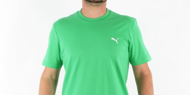 Pánske zelené tričko Puma