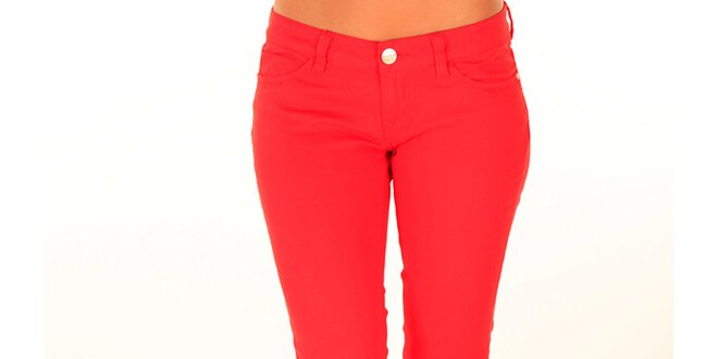 Dámske červené džínsy New Caro