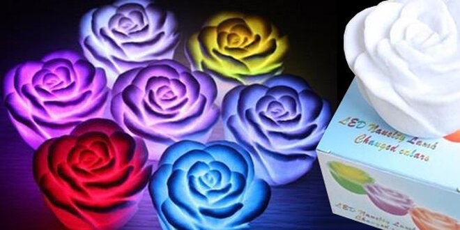 Svetlomeniaca LED ruža