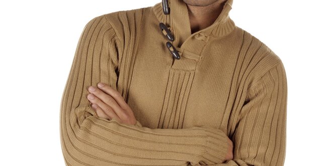 Pánsky ťaví sveter s olivkami CLK