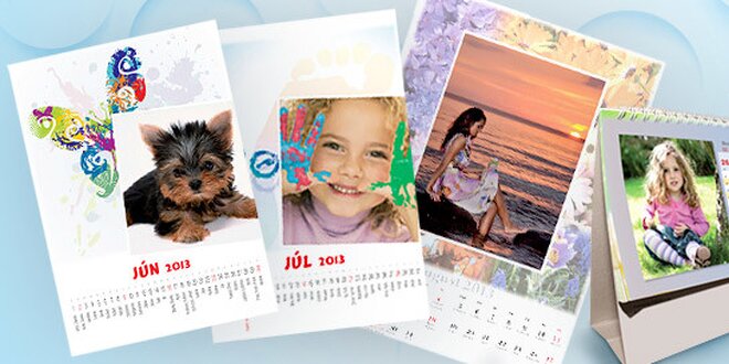 Kalendár na rok 2013 s vlastnými fotkami