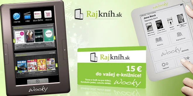 Geniálny Wooky tablet alebo eWooky čítačka vrátane dopravy