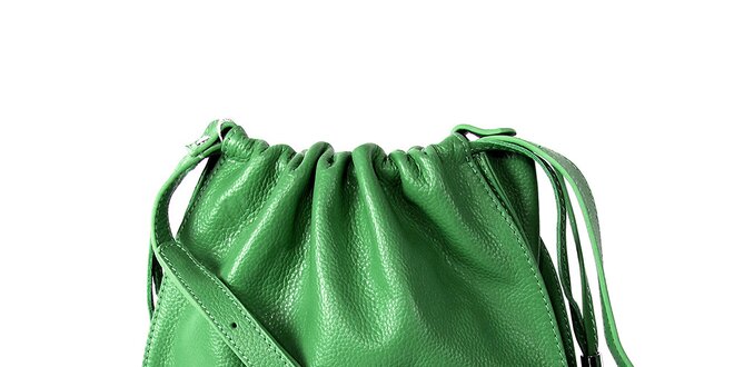 Dámska zelená kabelka so strapcami Belle & Bloom