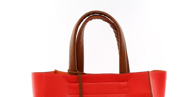Dámska červená kabelka s visačkou Beverly Hills Polo Club