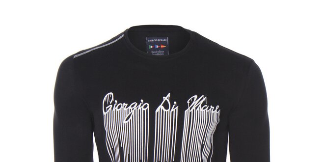 Pánske tričko s potlačou a dlhým rukávom Giorgio di Mare