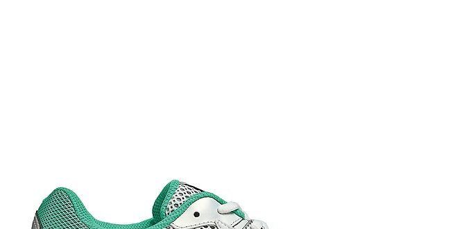 Dámske zeleno-biele bežecké topánky New Balance