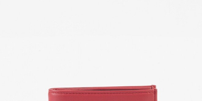 Dámska tmavo ružová kožená peňaženka Fuchsia