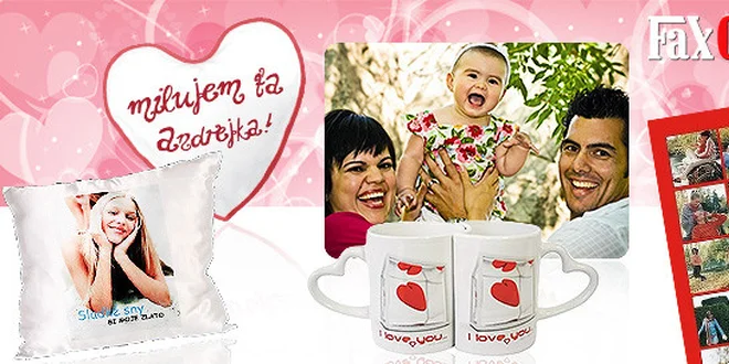 Valentínske FOTOdarčeky vo FaxCOPY