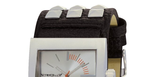Náramkové hodinky s hranatým ciferníkom RG512